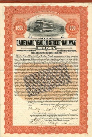 Darby and Yeadon Street Railway